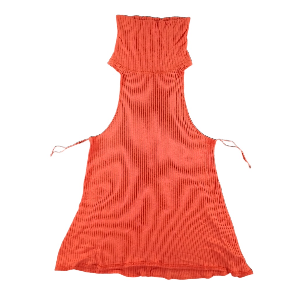 We The Free Size M Sleeveless Ribbed Cowl Neck Top Knit Tank Shirt Casual Blouse
